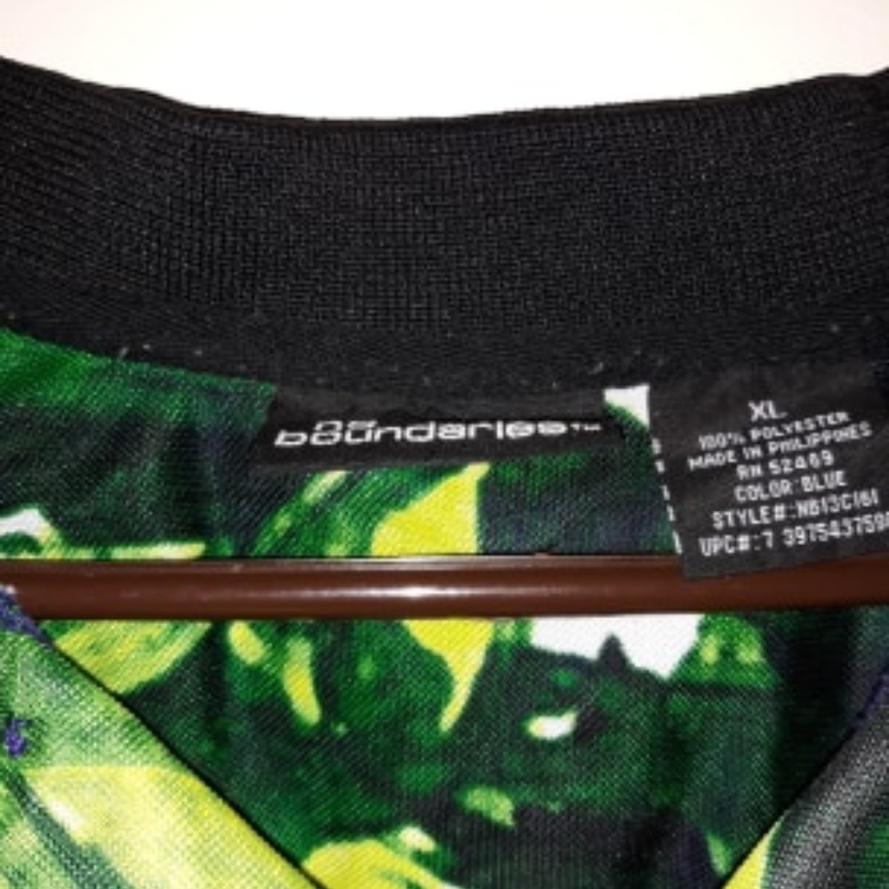 NO BOUNDARIES 100% POLYESTER  TROPICAL shirt - Picture 5 of 8